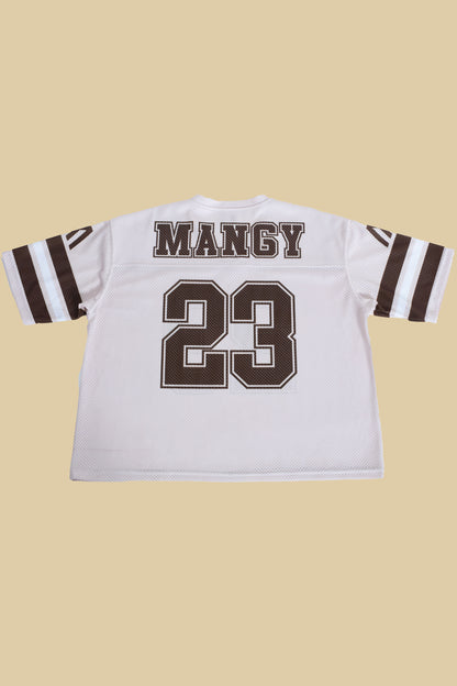 Beige Mesh Jersey