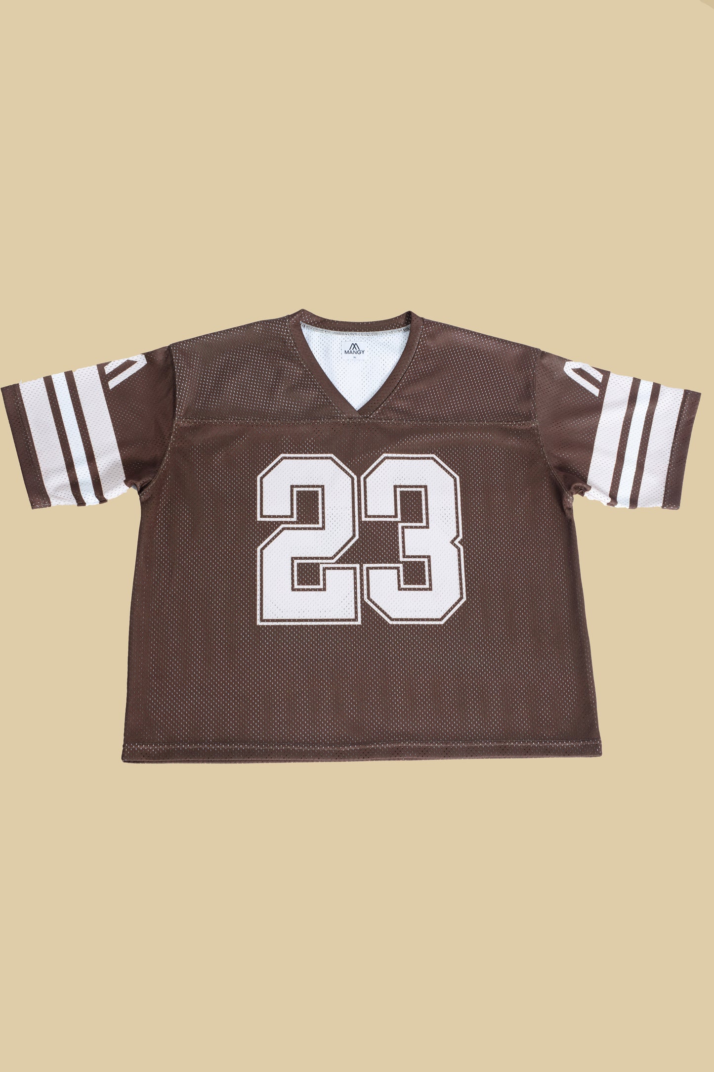 Brown Mesh Jersey