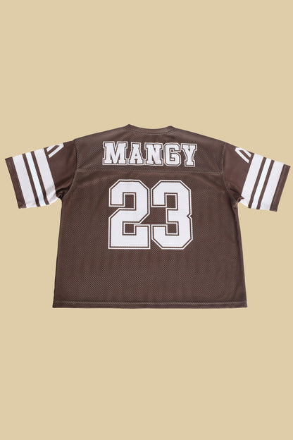 Brown Mesh Jersey